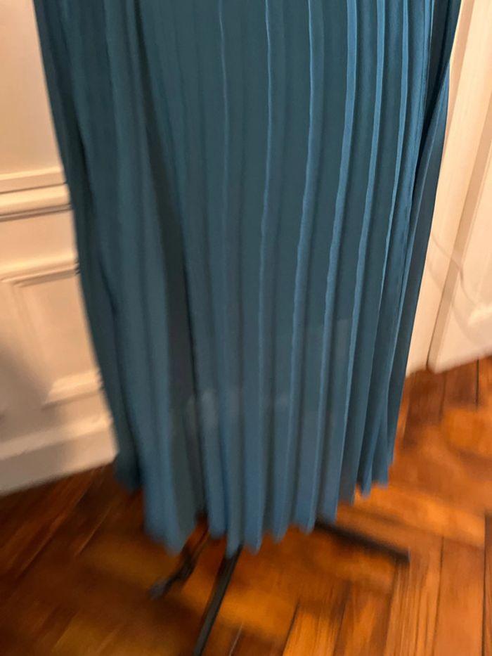 Robe de cocktail bleu turquoise - photo numéro 3