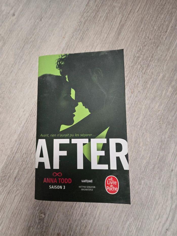 Livre Anna Todd "after" saison 3