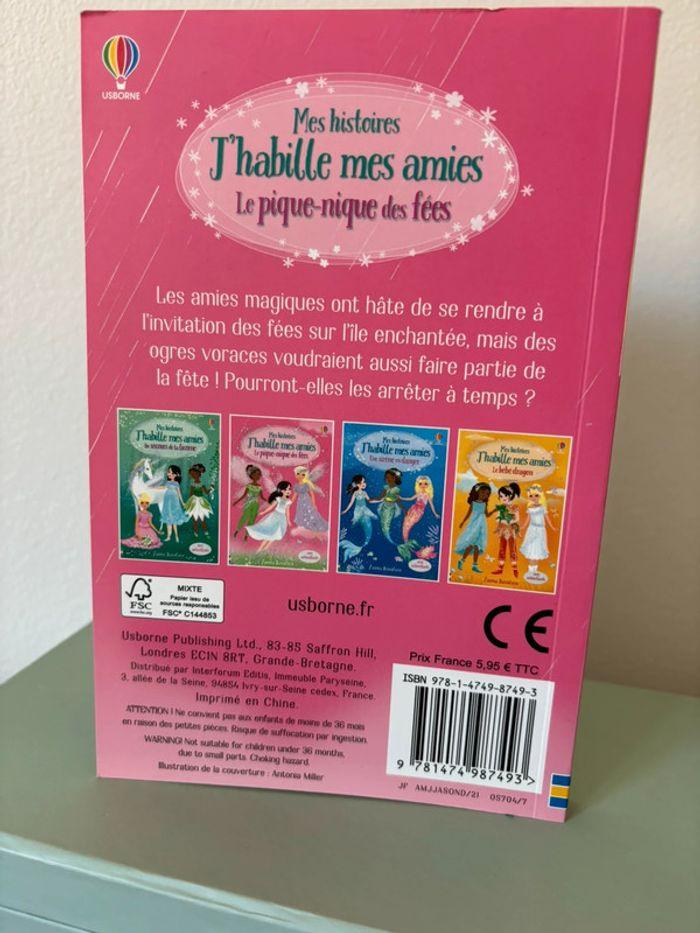 Livre, j’habille mes amies le pique nique des fées. - photo numéro 3