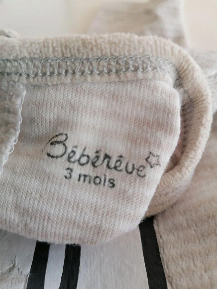 Pyjama velours Bébé Rêve 3 mois - photo numéro 6