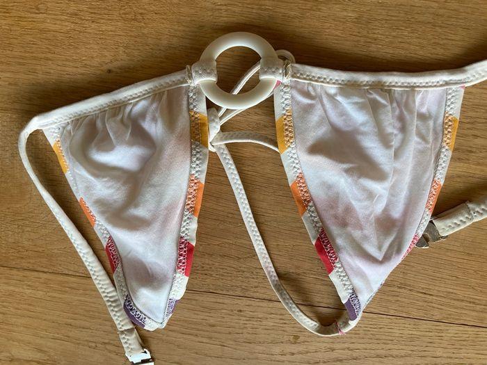 Maillot de bain 2 pièces Morgan vintage à rayure arc en ciel - photo numéro 14