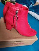 Bottines rouge