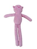 Doudou peluche chat rose Bout'chou Monoprix 30 cm