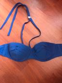 Haut maillot bleu passionata