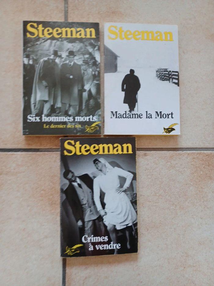 Lot 3 livres steeman - photo numéro 1