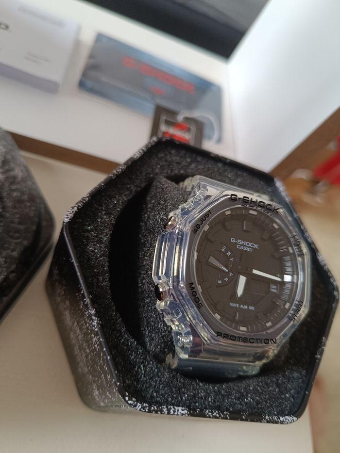 G-Shock Casio montre Transparente cadran noir Neuve - photo numéro 4