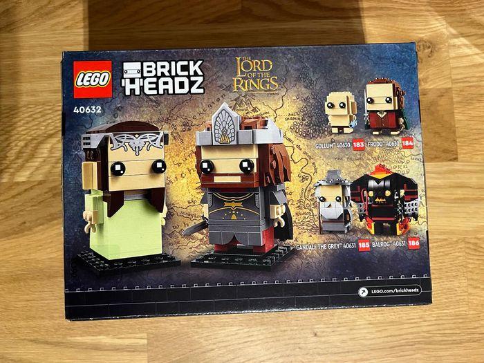 LEGO 40632 NEUF & SCELLÉ 👑 "BrickHeadz Aragorn et Arwen" Le seigneur des anneaux - Lord of the Ring - photo numéro 2