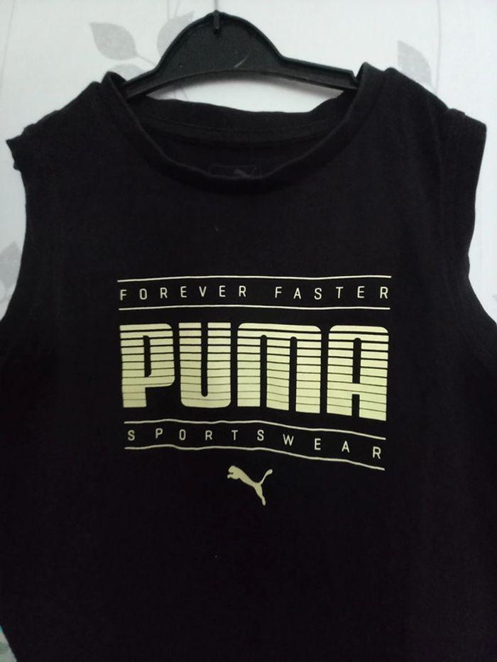 T-shirt sans manche taille 12 ans Puma - photo numéro 2