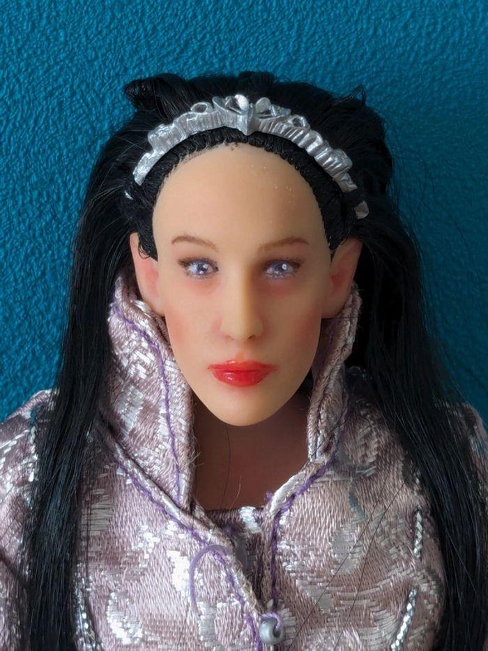 Poupée 25cm Arwen seigneur des anneaux lord of the rings repaint - photo numéro 3