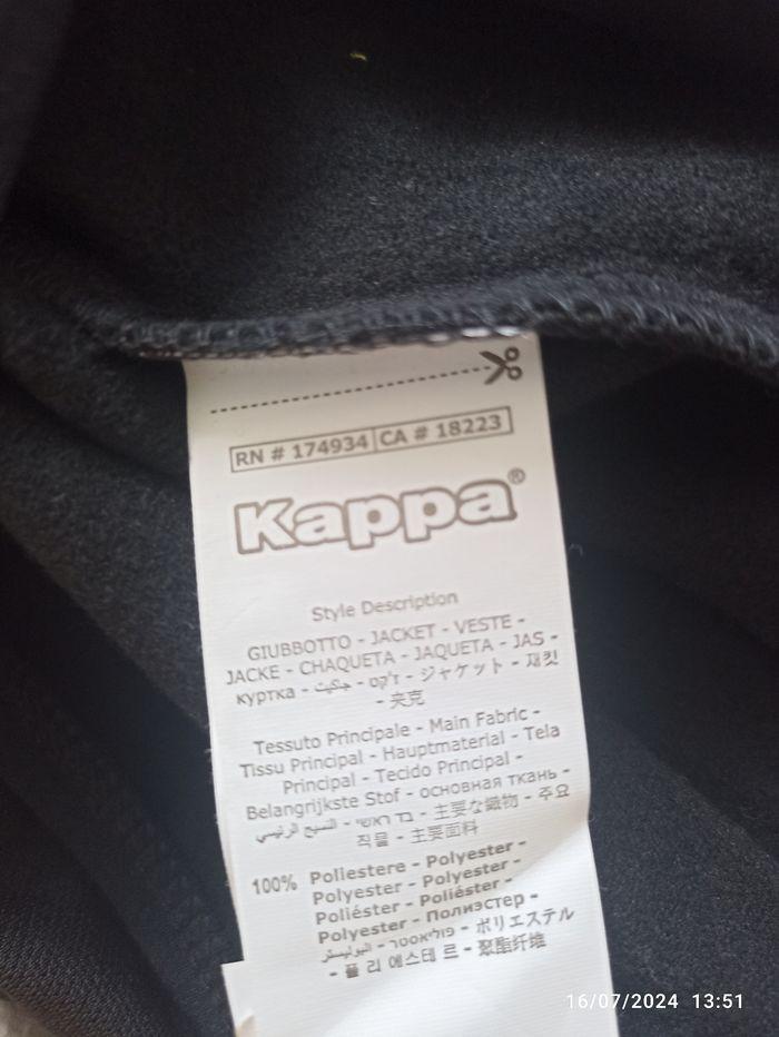 Veste kappa neuve enfant taille 10 ans 140cm - photo numéro 6