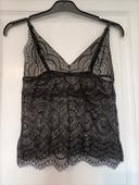 Top dentelle lingerie S