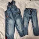 Lot salopette - jeans 2 ans - 86 cms