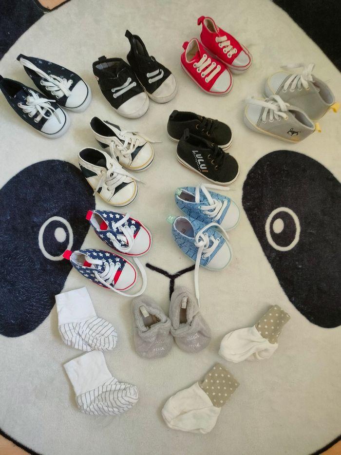 Lot de chaussures bébé garçon - photo numéro 1