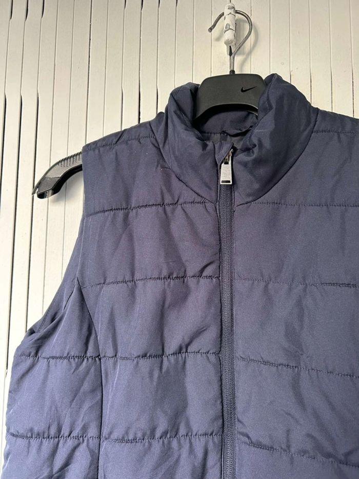 Veste sans manches matelassée bleue marine - photo numéro 3