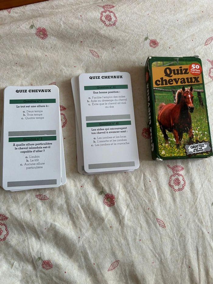 Carte Quizz Chevaux - photo numéro 5