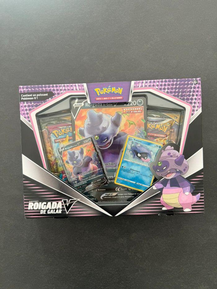 Coffret Pokémon Roigada De Galar V - photo numéro 2