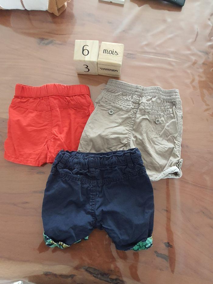 Lot de 3 shorts 6 mois - photo numéro 2