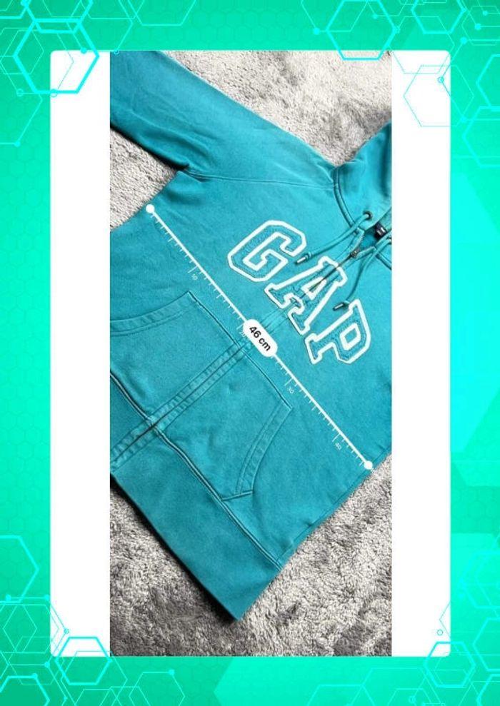 👕 Veste GAP Turquoise Taille XS 👕 - photo numéro 4