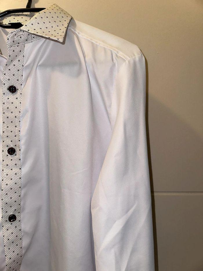 Chemise blanche à motif - photo numéro 3