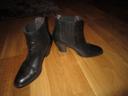 boots noires en cuir la scarpa comme neuves 37