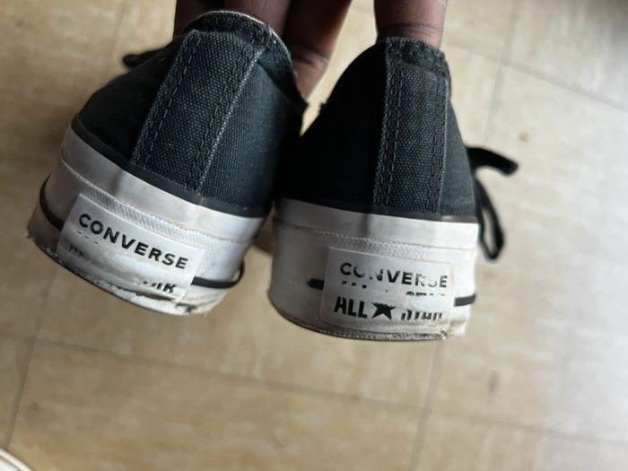 Converse montantes noir 41 bon état - photo numéro 5