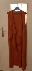 Robe longue orange