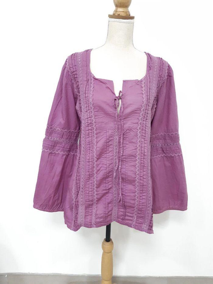 Blouse violette 3 Suisses T40 - photo numéro 1