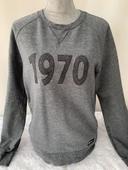 Sweat Sweatshirt pull gris 1970 PSG Nike Taille M tbe