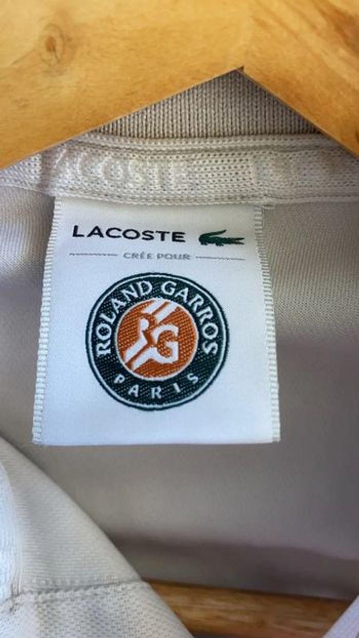 Polo Lacoste Rolland garros - photo numéro 3