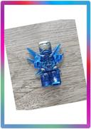 Minifigurine super héros : Iron Man ailé bleu - clear blue (compatible Lego)