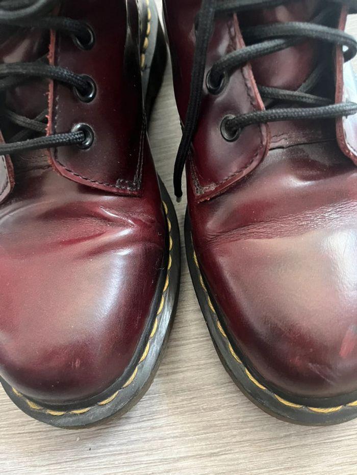 Dr Martens 1B89 bordeaux et noires pointure 43 - photo numéro 9