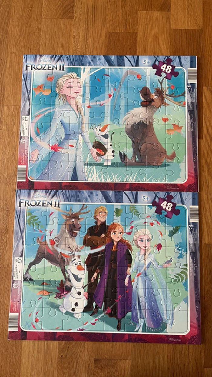 2 grands puzzles disney - photo numéro 1