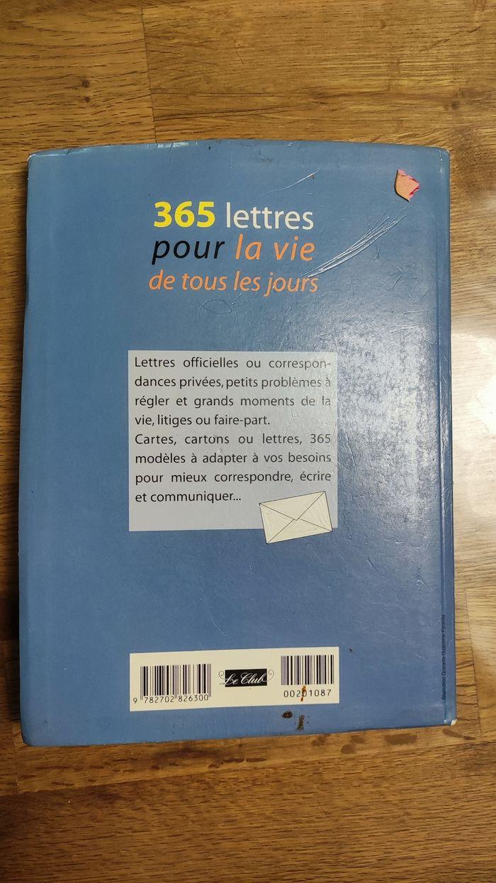 Livre 365 lettres pour la vie de tous les jours - photo numéro 2