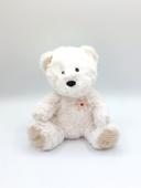 Peluche doudou ours blanc NOCIBE 2022 flocon neige coeur Creaprim 22 cm TTBE