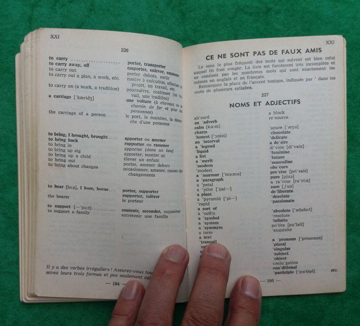 Second Vocabulaire Anglais Des Examens Par Besson H 1965 - photo numéro 9