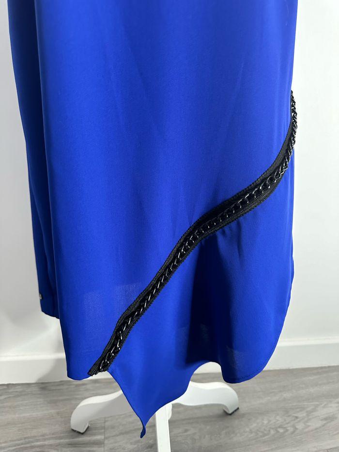 Robe asymétrique bleue électrique et noire Trend by Captain Tortue T40 L - photo numéro 2