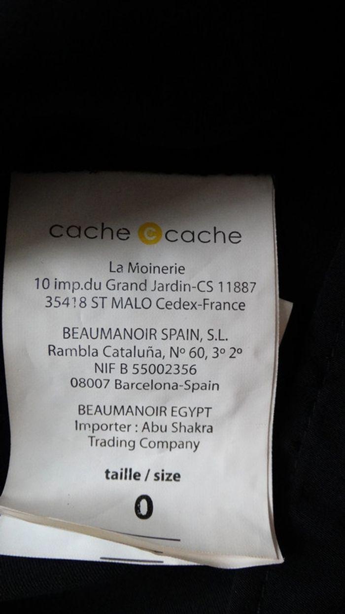 Tee shirt noir Cache cache - photo numéro 4