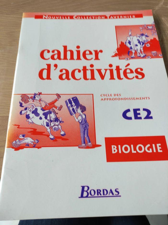 Cahier d'activités biologie CE2 Tavernier - photo numéro 1