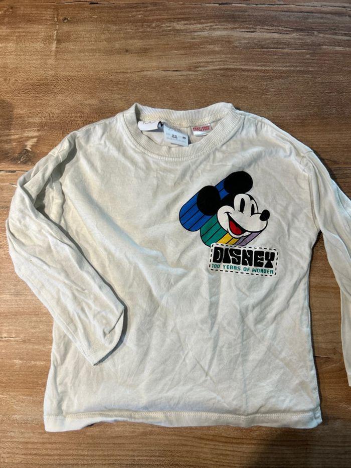 T-shirt manches longues Zara Disney - photo numéro 1