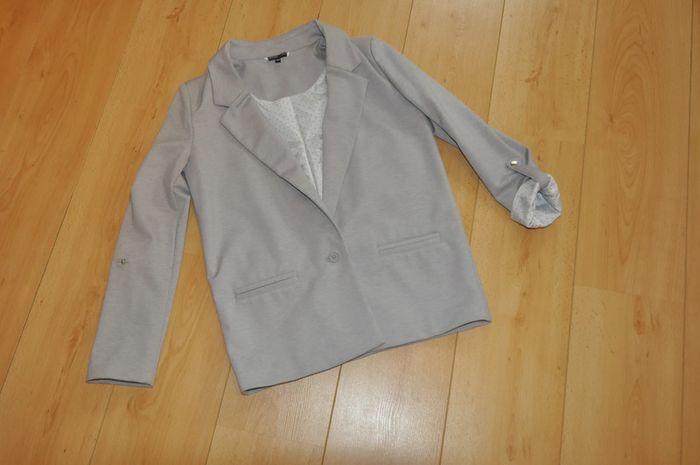 Groggy blazer gris clair t.32/XXS tb état - photo numéro 2