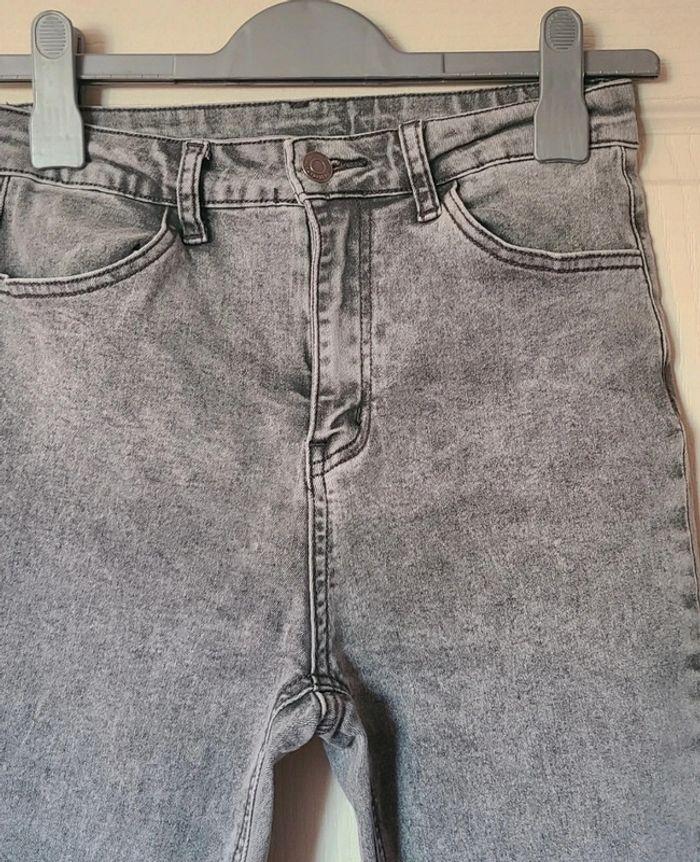 Jeans demim skinny gris taille 36 shein - photo numéro 2