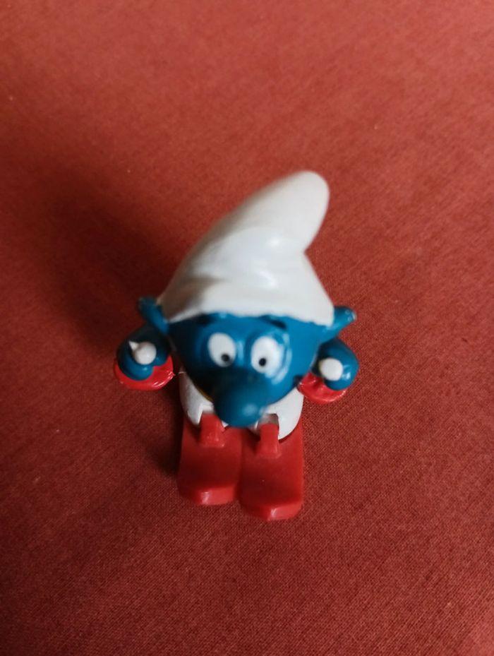 Le Schtroumpf skieur figurine des années 80 - photo numéro 10