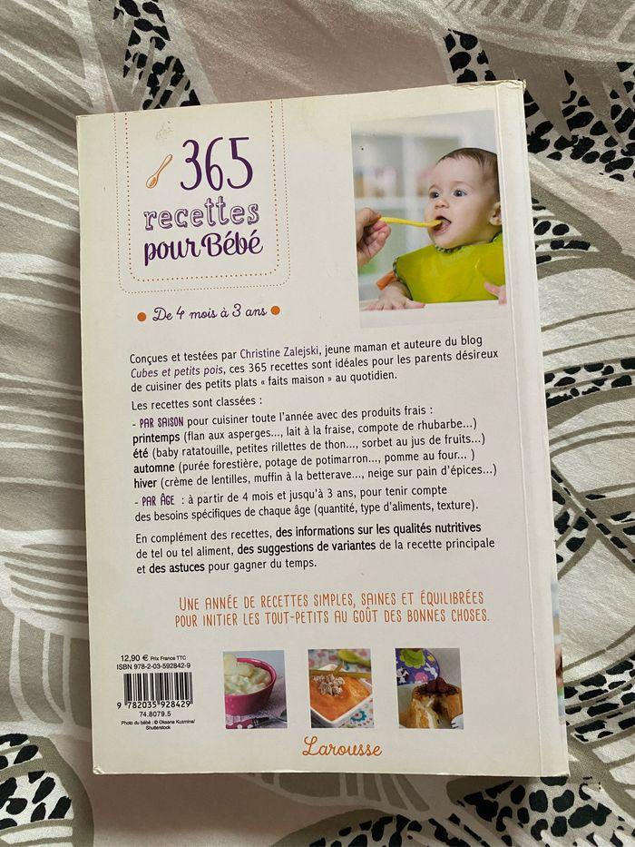 Livre 365 recettes pour bébé - photo numéro 2