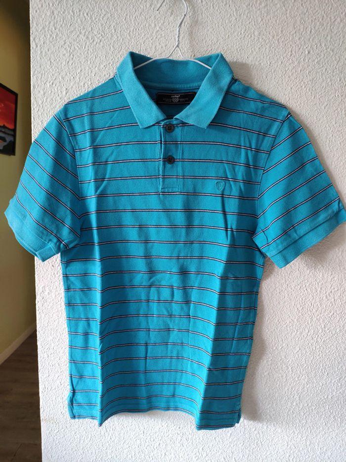 Polo celio bleu rayé - photo numéro 1