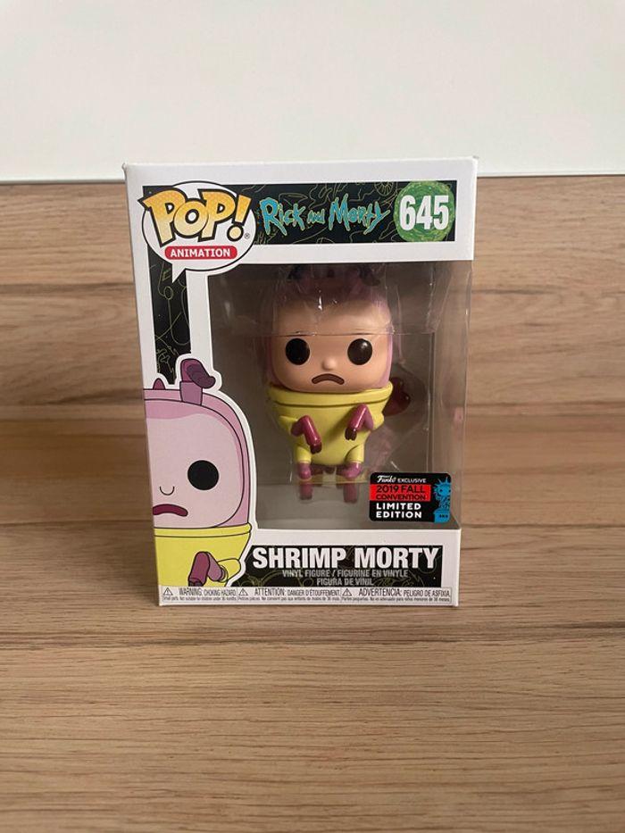 Figurine Funko Pop Rick et Morty : Shrimp Morty 645 Limited Edition 2019 Fall Convention - photo numéro 1