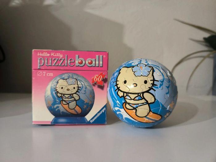 Ravensburger Puzzle ball hello Kitty 60 pièce 7 cm - photo numéro 1