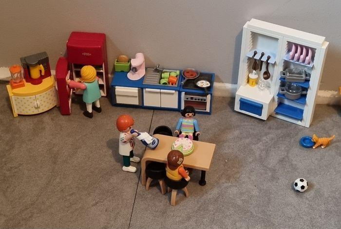 Cuisine et chambre playmobil