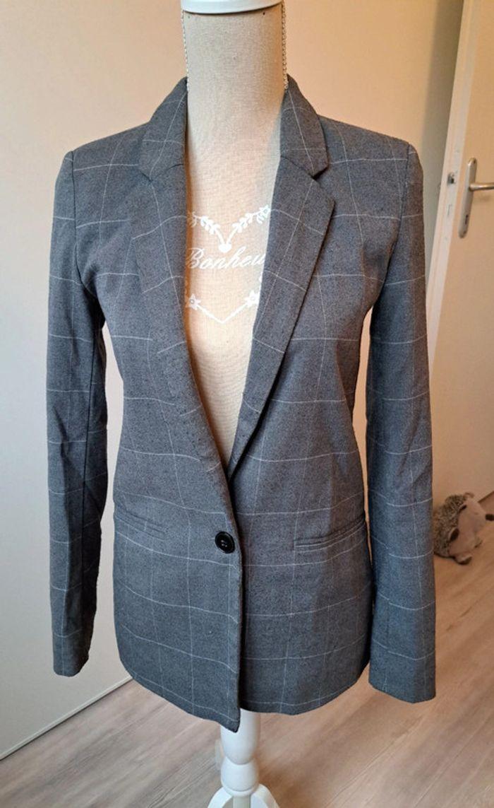 Veste blazer femme pimkie grise T.xs - photo numéro 1