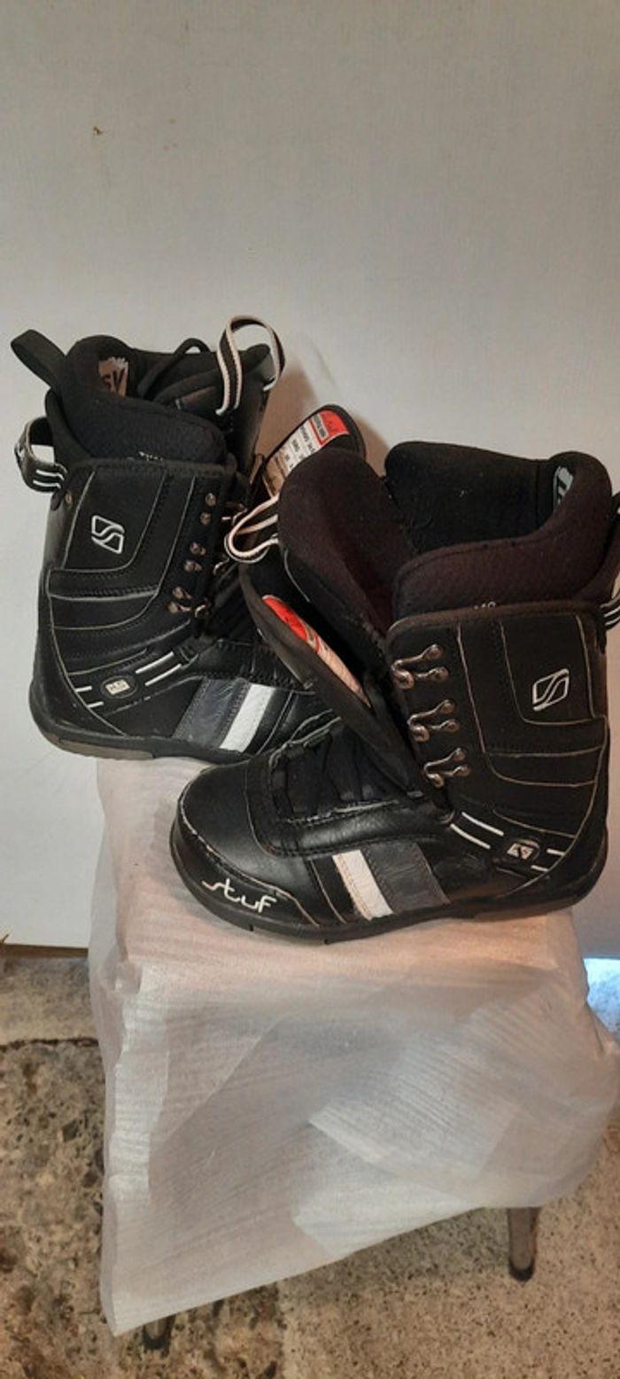 boots snowboard enfant
 stuf
freestyle men
p37 noir - photo numéro 1