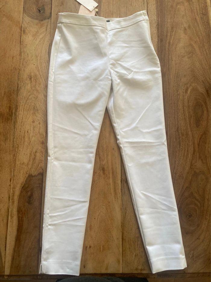 Pantalon blanc stradivarius - photo numéro 1